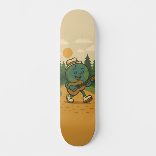  Groovin’ Earth Skateboard (Recto)