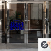 Groovin' Raamsticker (Kantoordeur)