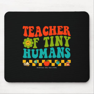 Groovy 100 dagen van school Kinder leraar van Tiny Muismat