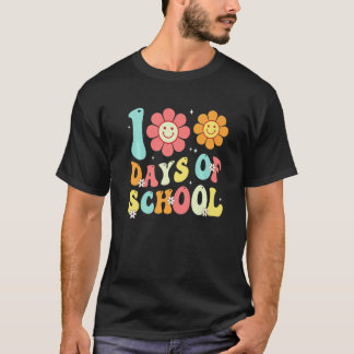Groovy 100e dag studente jongens meisjes 100 dagen t-shirt