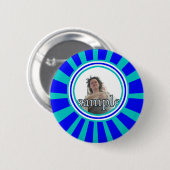 Groovy 1970's Retro Photo Lijst Ronde Button 5,7 Cm (Voorkant /achterkant)