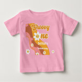 Groovy 1 retro vintage eerste verjaardag (Voorkant)