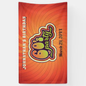 Groovy 60's party banner (Verticaal)