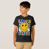 Groovy 67th Day Of School Shirt 67 Days Smarter Te (Voorkant volledig)