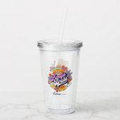 Groovy 70s Bachelorette Boogie Bride ID929 Acryl Drinkbeker (Achterkant)