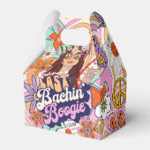 Groovy 70s Bachelorette Last Bachin' Boogie ID929 Bedankdoosjes (Achterkant)