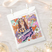 Groovy 70s Bachelorette Last Bachin' Boogie ID929 Bedankzakje (Geknipt)