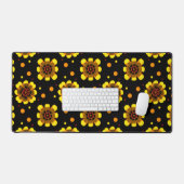 Groovy 70s Daisy Flower Power Pattern (Clavier et souris)