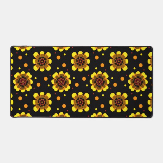 Groovy 70s Daisy Flower Power Pattern (Recto)