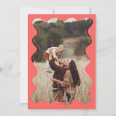 Groovy 70s Foto Kerstkaart (Achterkant)