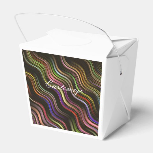 Groovy 70's golvende hippie psychedelic bedankdoosjes (Achterkant)