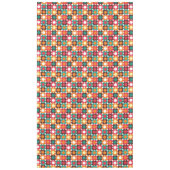 Groovy 70s Retro Flower Pattern | Bold Boho Floral Tafelkleed (Voorkant)
