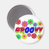 Groovy 70's Retroventilatorventilatoren Magneet (Voorkant / Achterkant)