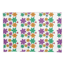 Groovy 70s Style Flower Tissue Paper Kussensloop