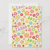 Groovy 70's Thégothday Invitation / Hippie Van Kaart (Achterkant)