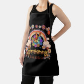 Groovy 70s Tie Dye  70s Retro Flower Hippie Schort (Insitu)