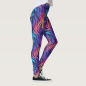 Groovy 90s stijl multicolor boho leggings (Rechts)