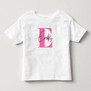 Groovy aangepaste meisjesnaam peuter shirt