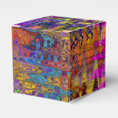 Groovy Abstract Bedankdoosjes (Voorkant Zijde)