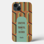 Groovy Abstract dankbaar dankbaar gezegend Case-Mate iPhone Case (Achterkant)