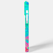 Groovy Abstract Retro Rainbow Liquid Swirl Case-Mate iPhone Case (Achterkant / Links)