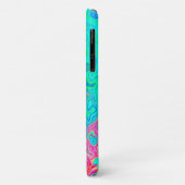 Groovy Abstract Retro Rainbow Liquid Swirl Case-Mate iPhone Case (Achterkant/links)