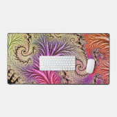 Groovy Abstrait Digital Funky Boho Spirale Fractal (Clavier et souris)