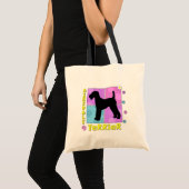 Groovy Airedale Terrier Tote Bag (Voorkant (product))