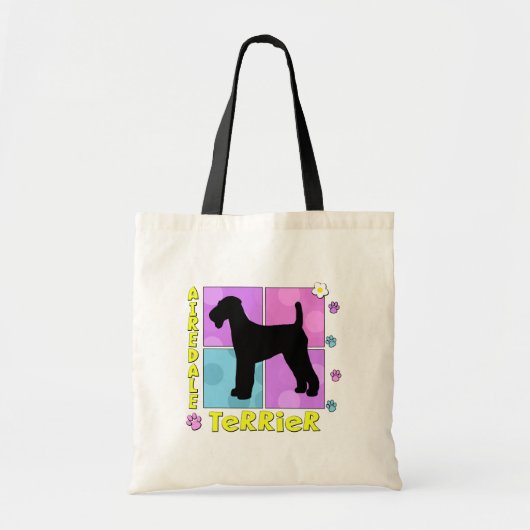 Groovy Airedale Terrier Tote Bag (Voorkant)