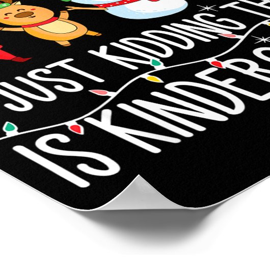 Groovy All Is Calm Just Kidding This Is Kindergart Poster (Hoek)