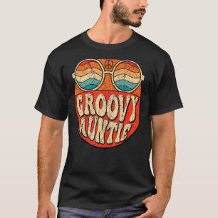 Groovy Auntie 70s Aesthetische Nostalgia Retro 197 T-shirt