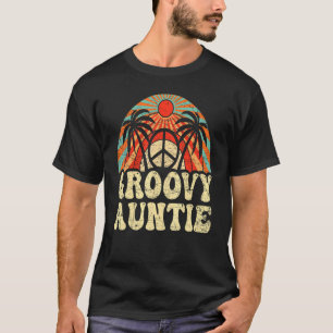 Groovy Auntie 70s Aesthetische Nostalgia Retro 197 T-shirt