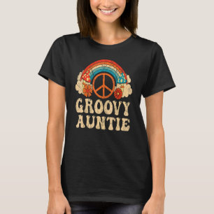 Groovy Auntie 70's Retro Hippie Au T-shirt