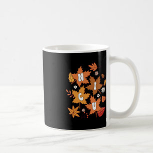 Groovy Autumn NICU Verpleegster Maple Leaf Herfst  Koffiemok