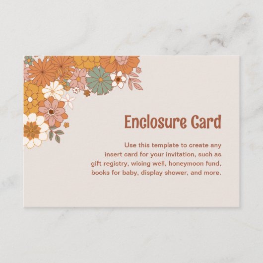 Groovy Baby Enclosure Kaart (Voorkant)