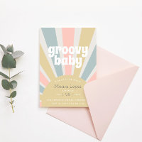 Groovy Baby Hippie Retro Baby shower