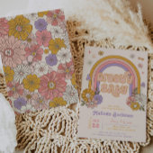 Groovy Baby shower Invitation | Groovy Baby Kaart