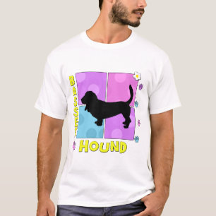 Groovy Basset Hound T-shirt