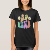 Groovy BE KIND Retro Stop Bullying Choose Kindness T-shirt (Voorkant)