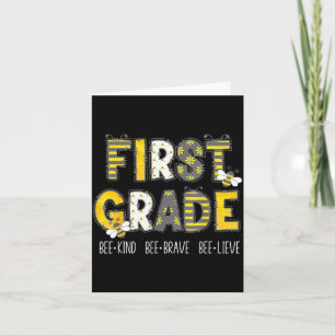 Groovy Bee Aardige Eerstegraads Leraar 1ste Ploeg Kaart