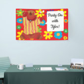 Groovy Beer Party Banner (Beurs)