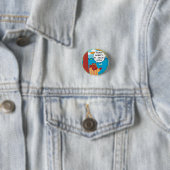 Groovy Beer Party Button (In situ)