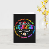 Groovy Behavior Intervention Specialist Terug Naar Kaart (Gele Bloem)