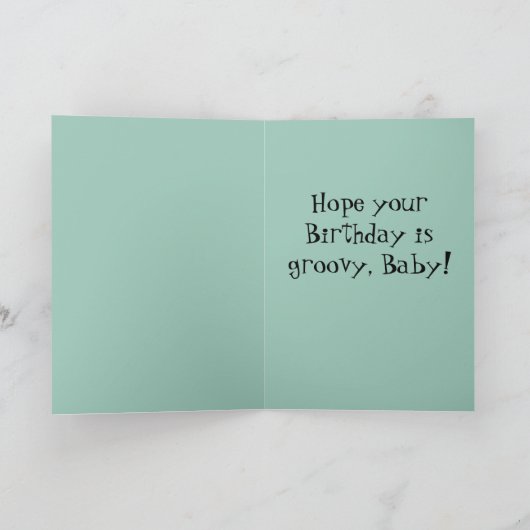 Groovy Birds Verjaardag Kaart (Binnen)