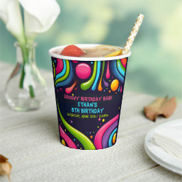 Groovy Birthday Bash Papieren Bekers