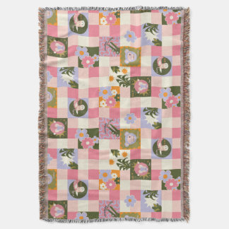 Groovy Bloem Jungle Print Deken