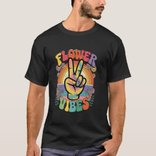 groovy bloem trillingen vintage retro grooooovy co t-shirt