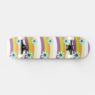 Groovy Bloemen Skateboard Patroon