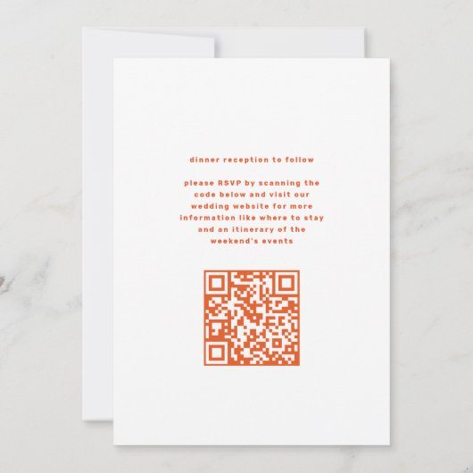 Groovy Bloom Acrylic Uitnodiging Laagjes Technique (Achterkant)