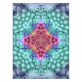 Groovy Blue Colorful Cotton Tablecloth Tafelkleed (Voorkant)